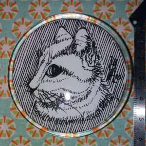 Badge Chat de profil