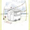 Mes cabanes - cabane de voyage orange - feutre fin et encres – Image 4