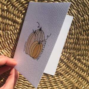 Cartes en aquarelles végétales - Capsule d'automne